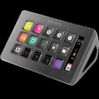 MARSGAMING SLIM STREAM DECK MSD-ONE BLACK CUSTOM KEYS+SOFTWARE – MGMSDONE