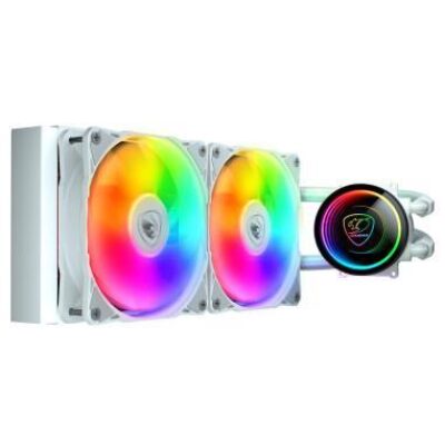 COUGAR RAFF. LIQUIDO POSEIDON ELITE 240 ARGB WHITE – COCGRPSDELRGBW240
