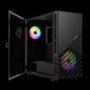 GAMDIAS CASE MID TOWER ARGUS M4 NERO TG MAGNETE 1x140mm + 1x120mm FAN ARGB - GAMARGUSM4