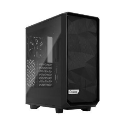 FRACTAL CASE MID TOWER MESHIFY 2 COMPACT LITE BLACK TG LIGHT TINT – FRFDCMEL2C03
