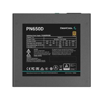 DEEPCOOL ALIM. PN650-D 650W GOLD ATX3.1 PCIe 5.1 R-PN650D-FC0B-EU – DPPN650D