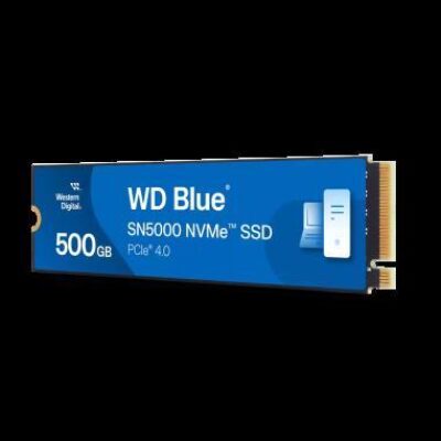 WESTERN DIGITAL SSD BLUE SN5000 500GB WDS500G4B0E NVME M2 PCIe 4×4 5000/400 – WDS500G4B0E
