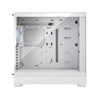 FRACTAL CASE TOWER POP XL AIR RGB WHITE TG CLEAR TINT – FRFDCPOR1X01