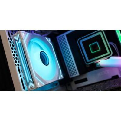 MARS GAMING MF-LINKFINITYKIT, PWM MODULAR ARGB FAN KIT, ARGB CONTROLLER, WH – MGMFLINKFINITYWKIT