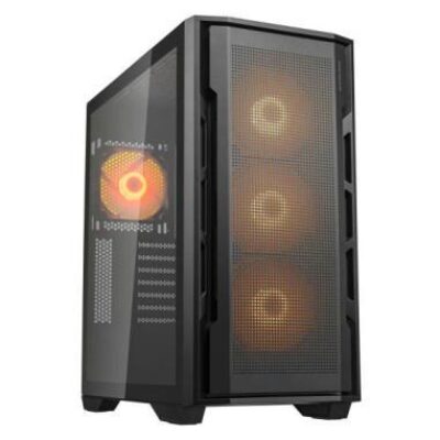 COUGAR CASE MID TOWER UNIFACE RGB BLK 3*120+120mm ARGB FAN – COCGR5C78BRGB