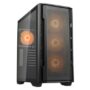COUGAR CASE MID TOWER UNIFACE RGB BLK 3*120+120mm ARGB FAN - COCGR5C78BRGB