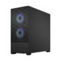 FRACTAL CASE MID TOWER POP AIR RGB BLACK TG CLEAR TINT - FRFDCPOR1A06