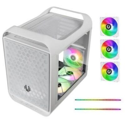 BITFENIX CASE MICRO ATX PRODIGY M 2022 ARGB WHITE – BFCPM2300WWGSW3A