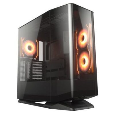 COUGAR CASE MID TOWER FV270 BLK  2*140mm + 2 *120mm ARGB FAN – COCGR58M6BRGB