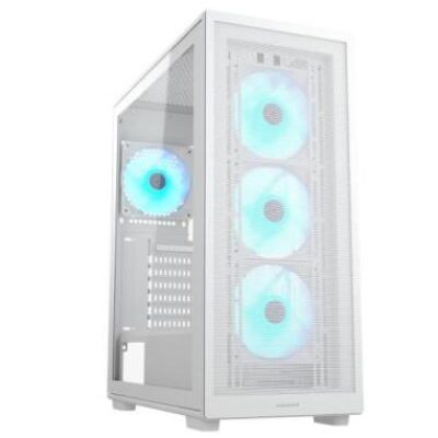 COUGAR CASE MID TOWER MX220 RGB WHITE 3*120+120mm FAN – COCGR2AC8WRGB