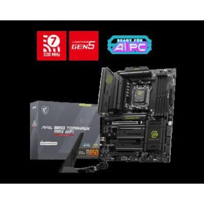 MB MSI MAG B850 TOMAHAWK MAX WIFI AMD AM5 – MBMSIMAGB850TOMMWIFI