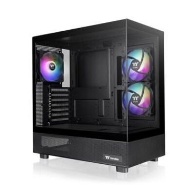THERMALTAKE CASE M.TOWER VIEW 270 PLUS 2*TG BLACK 3*120mm ARGB Hydraulic – THERCA1Y700M1WN01