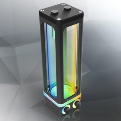 RAIJINTEK SERBATOI ANTILA PURE R240A BLK 5V ARGB H263 700mL G1/4” – RAANTILAPURER240A
