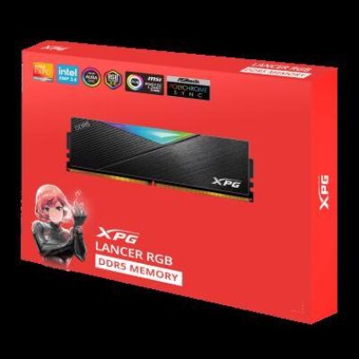 MEM DDR5 ADATA XPG LANCER RGB 96GB (2x48GB) 6400MH BLACK AX5U6400C3248G-DCL – MEAX5U64C3248GDCLARB