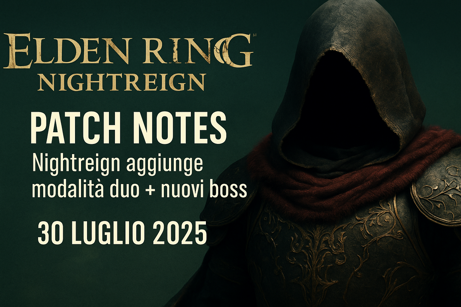 Patch Notes Elden Ring: Nightreign aggiunge modalità duo + nuovi boss
