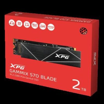 ADATA SSD M2 NVME XPG GAMMIX S70 BLADE 2TB GEN4x4 7400/6800 (PS5 – SIAE) – ADAGAMMIXS70B2TCS