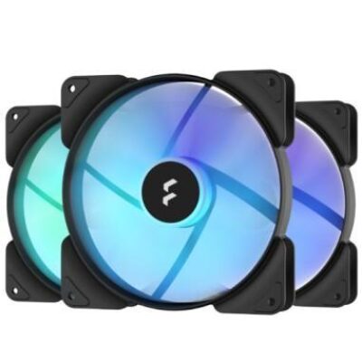 FRACTAL VENTOLINA CASE ASPECT 14 RGB PWM BLACK FRAME 3-PACK – FRFDFAS11407