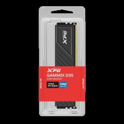 MEM ADATA XPG GAMMIX D35 16GB 3600MHz NERA DDR4 RET – AX4U360016G18I-SBKD35 – MEMAX4U3616G18ISBKD3
