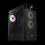 GAMDIAS CASE MID TOWER AURA GC5 ELITE ARGB TG 3x120mm ARGB MESH DIGITAL DIS - GAMAURAGC5ELITEARGB