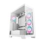 DEEPCOOL CASE MID TOWER CG580 WH 4F WHITE 2*TG 4x120 PWM+ARGB FAN - DPCG580WH4F