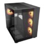 COUGAR CASE MID TOWER CUBE FV 150 RGB BLK D.CHAMBER 3*120+120mm ARGB FAN - COCGR5KA1BRGB