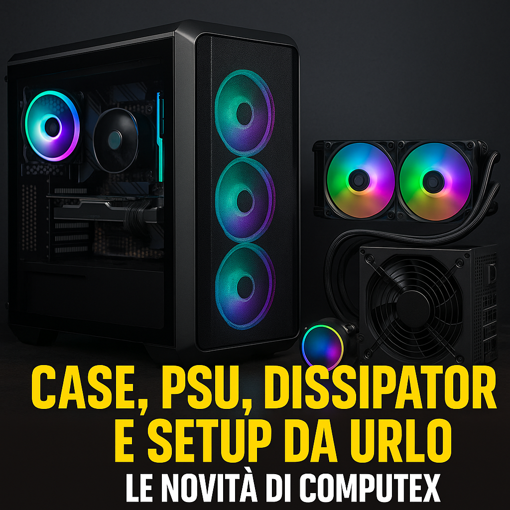 Case, PSU, dissipatori e setup da urlo: le novità di Computex