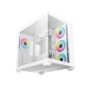 DEEPCOOL CASE MID TOWER CG530 WH 4F WHITE 2*TG 4x120 PWM+ARGB FAN - DPCG530WH4F