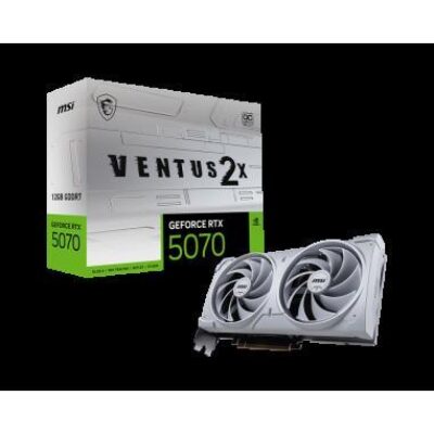 VGA MSI GEFORCE RTX 5070 12G VENTUS 2X OC WHITE – VGAMSIRTX507012VE2XW