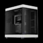 GAMDIAS CASE TOWER NESO P1 BW BIANCO/NERO 2*TG 5V ARGB MB (x RTX4090..) - GAMNESOP1BW