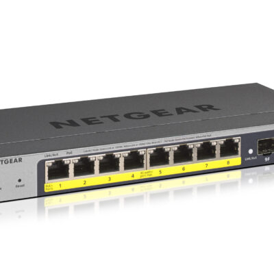 NETGEAR Switch Desktop Gigabit Smart 8-port 10/100/1000 GS110TP-300EUS