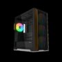 SAMA MID TOWER Z60 BLACK LISTELLO IN NOCE TG 4*FAN 140mm ARGB PWM - SAMAZ60BLACK