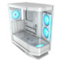 COUGAR CASE MID TOWER FV270 RGB WHITE 2xTG CURVED 4 ARGB FAN + RGB HUB