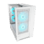 COUGAR CASE MID TOWER OMNY X WHITE 2*TG 4*FAN ARGB + HUB (supp GPU VERTICAL