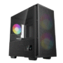DEEPCOOL CASE MICRO ATX CH360 DIGITAL NERO 2*140+1*120mm ARGB FAN TG