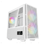 DEEPCOOL CASE MICRO ATX CH360 DIGITAL WHITE 2*140+1*120mm ARGB FAN TG