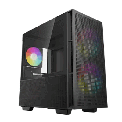 DEEPCOOL CASE MICRO ATX CH360 NERO 2*140+1*120mm ARGB FAN