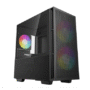 DEEPCOOL CASE MICRO ATX CH360 NERO 2*140+1*120mm ARGB FAN