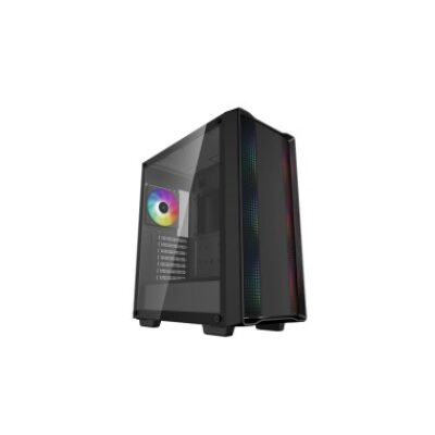 DEEPCOOL CASE MID TOWER CC560 ARGB V2 BLK 3+1×120 ARGB FAN TG