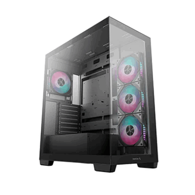 DEEPCOOL CASE MID TOWER CG580 4F 2*TG 4×120 PWM+ARGB FAN