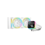 DEEPCOOL RAFF. LIQUIDO LQ240 ARGB BIANCO DISPLAY