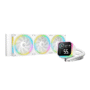 DEEPCOOL RAFF. LIQUIDO LQ360 ARGB BIANCO DISPLAY