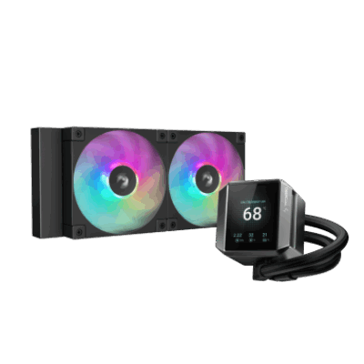 DEEPCOOL RAFF. LIQUIDO MYSTIQUE 240 ARGB TFT 2.8” R-LX550-BKADSNC-G-1