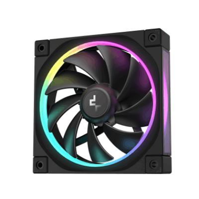 DEEPCOOL VENTOLE CASE FL12 NERA ARGB PWM BASSO RUMORE