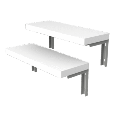DEZCTOP ACC. 2 MENSOLE DA-DBSVM2-WH1 BIANCO