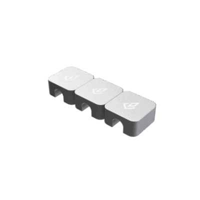 DEZCTOP ACC. PORTACAVI MAGNETICO AC-MGCHR3-SV1 (ARGENTO)