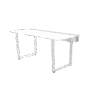 DEZCTOP DESK BIFROST 160 WH DK-BFTET16-WH1 DK-BFTUTFM-WH1pannello opzionale