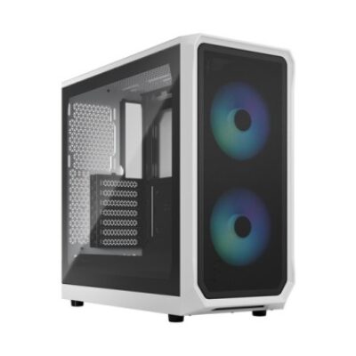 FRACTAL CASE MID TOWER FOCUS 2 RGB WHITE TG CLEAR TINT