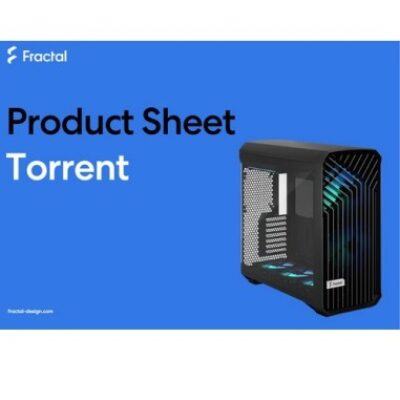 PC- Case Fractal Torrent RGB TG Light Tint – schwarz