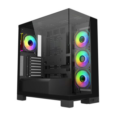 FSP FORTRON CASE M.TOWER M540BA 2TG 3*120 REVERSE ARGB + 120 ARGB POC000027