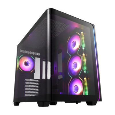 FSP FORTRON CASE M.TOWER M580-BA TG CURVE 4xARGB COOL 2xUSB3.0 TYPE C POC00